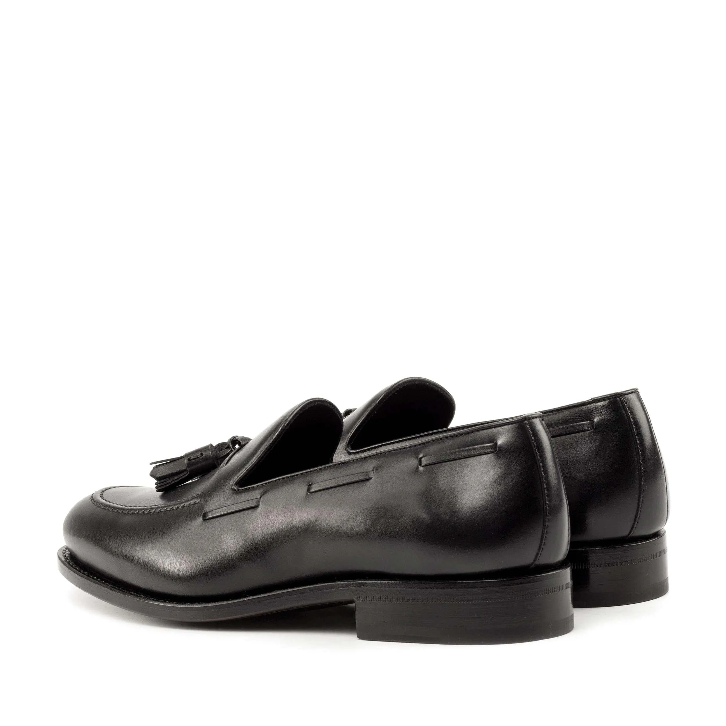 Clean Path Tassel Loafer black box calf