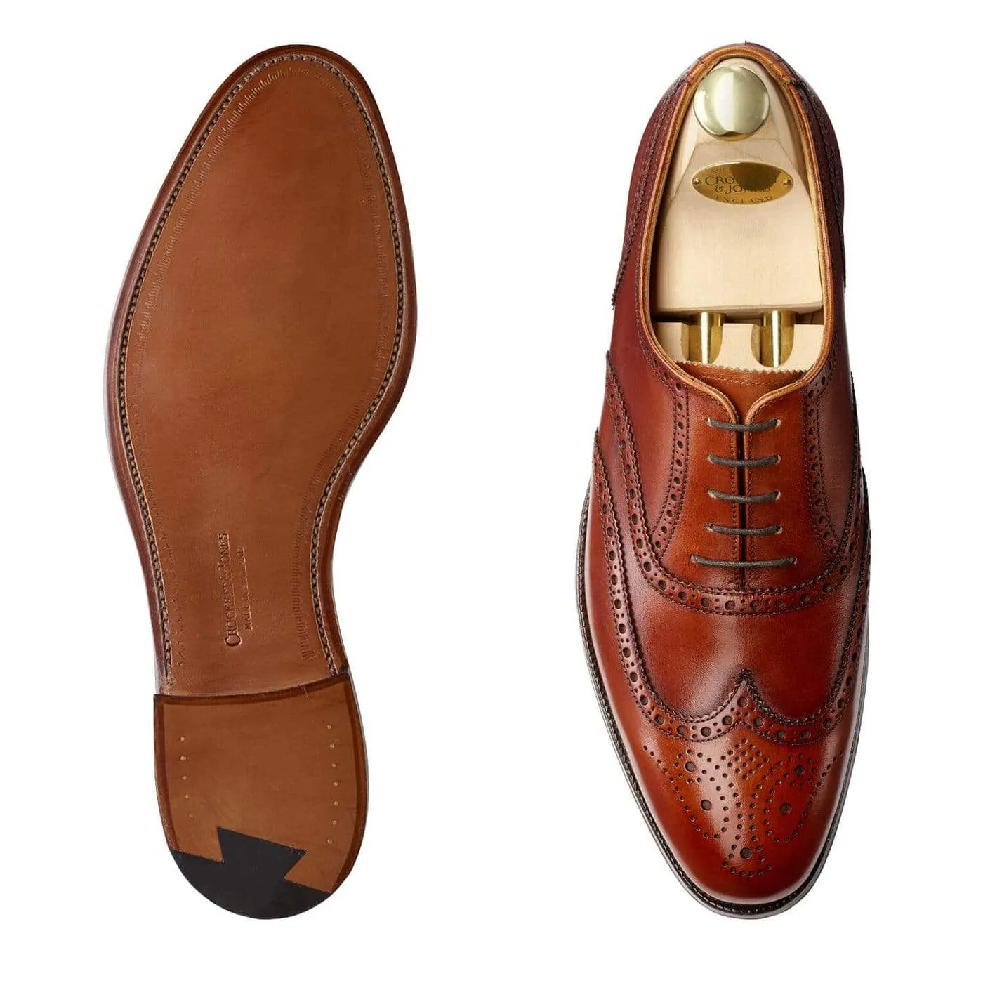 Finsbury Chestnut Burnished Calf Chic Fit Shoes