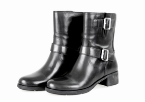 Urban Life Prada Women's Black Leather Half-Boot 3U5907
