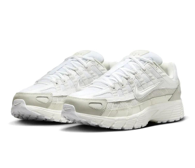 Mens Nike P-6000 (White/Vast Grey) low - top style