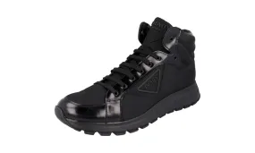 Prada Men's Black Prax01 High-Top Sneaker 4T3592 Slip Assist SlimFit