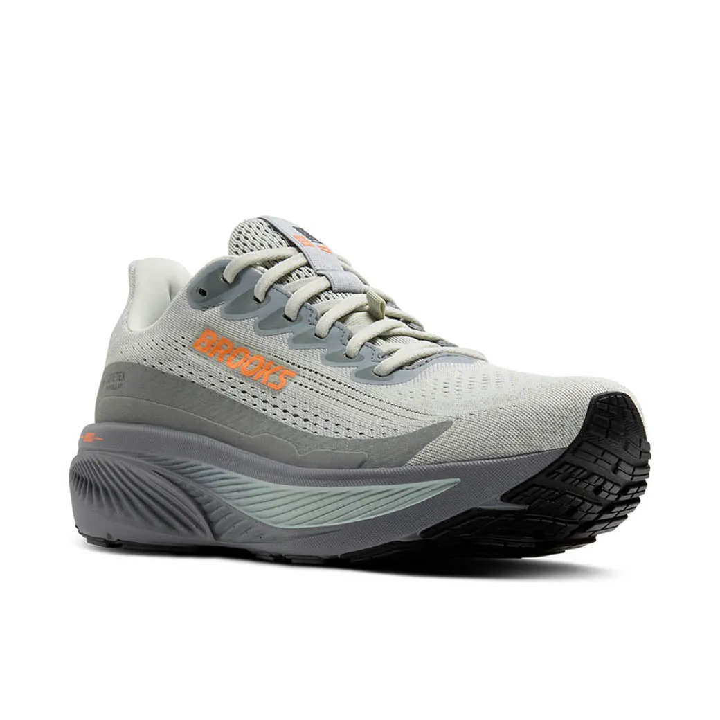 Mens Brooks Running Ghost 17 GTX in Smoke/Primer Grey/ Orange Playground Ready