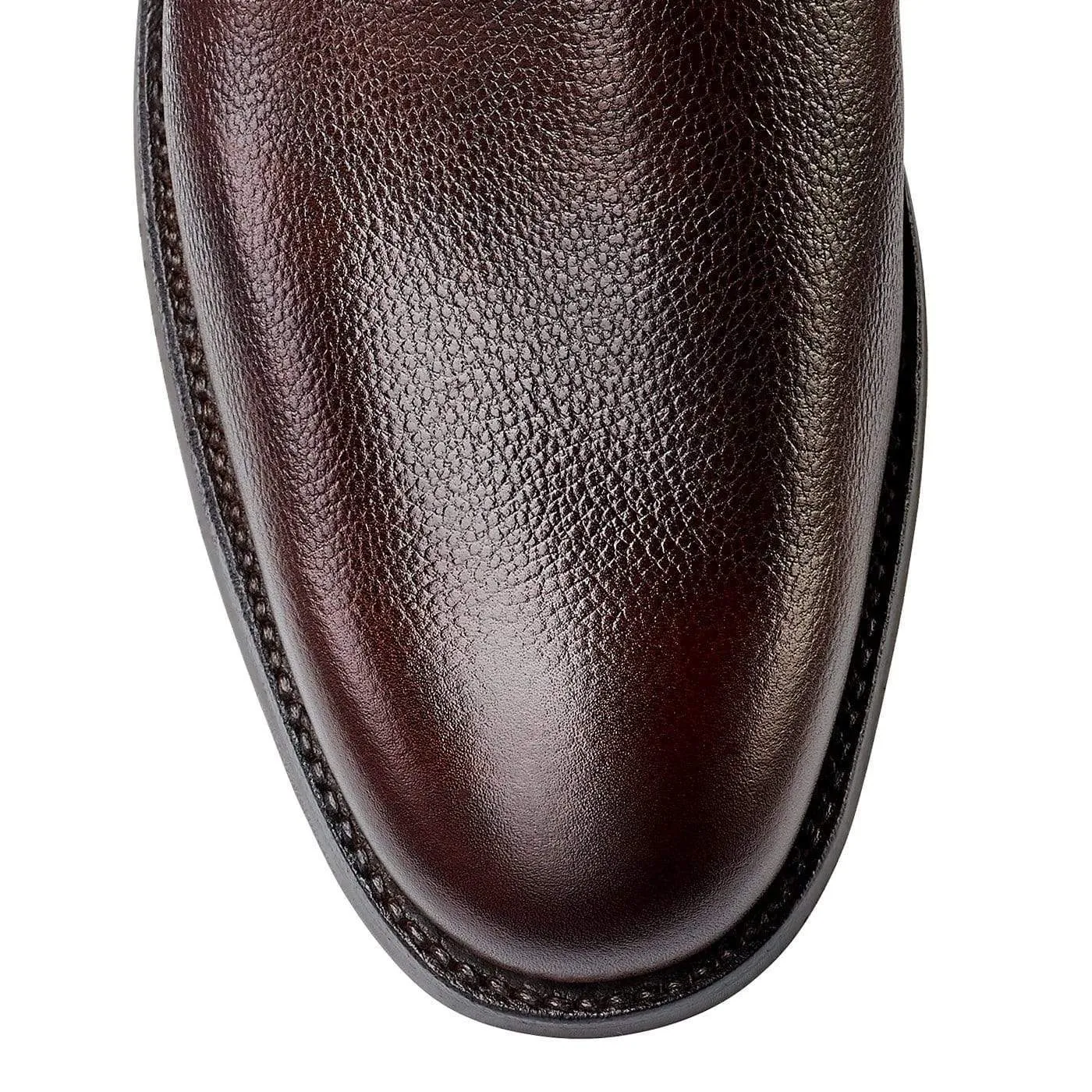 Chukka Dark Brown Pebble Grain Neat Lines