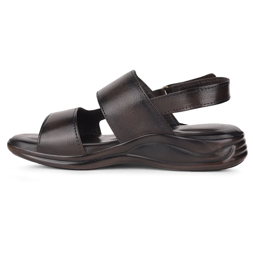 Healers By Liberty 2013-900 Formal Sandal For Men - Brown platform sandals