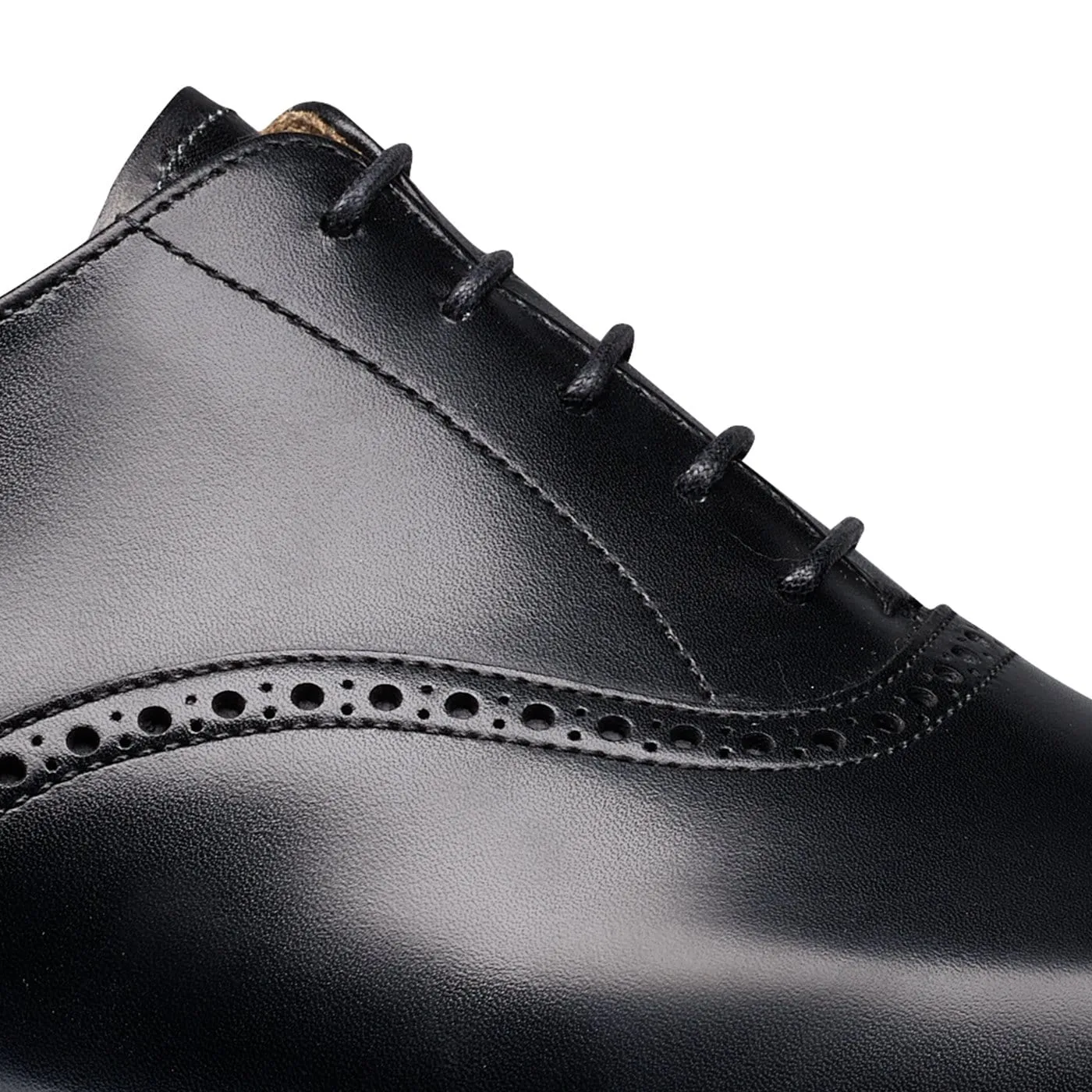 Comfortable lining Vintage Style Edgware Black Calf (City Sole)