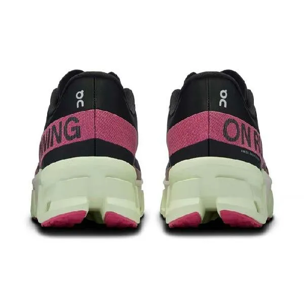 Mens On Running Cloudmonster Hyper in Black/Lima Comfortable Wear Ventilation Ports Design