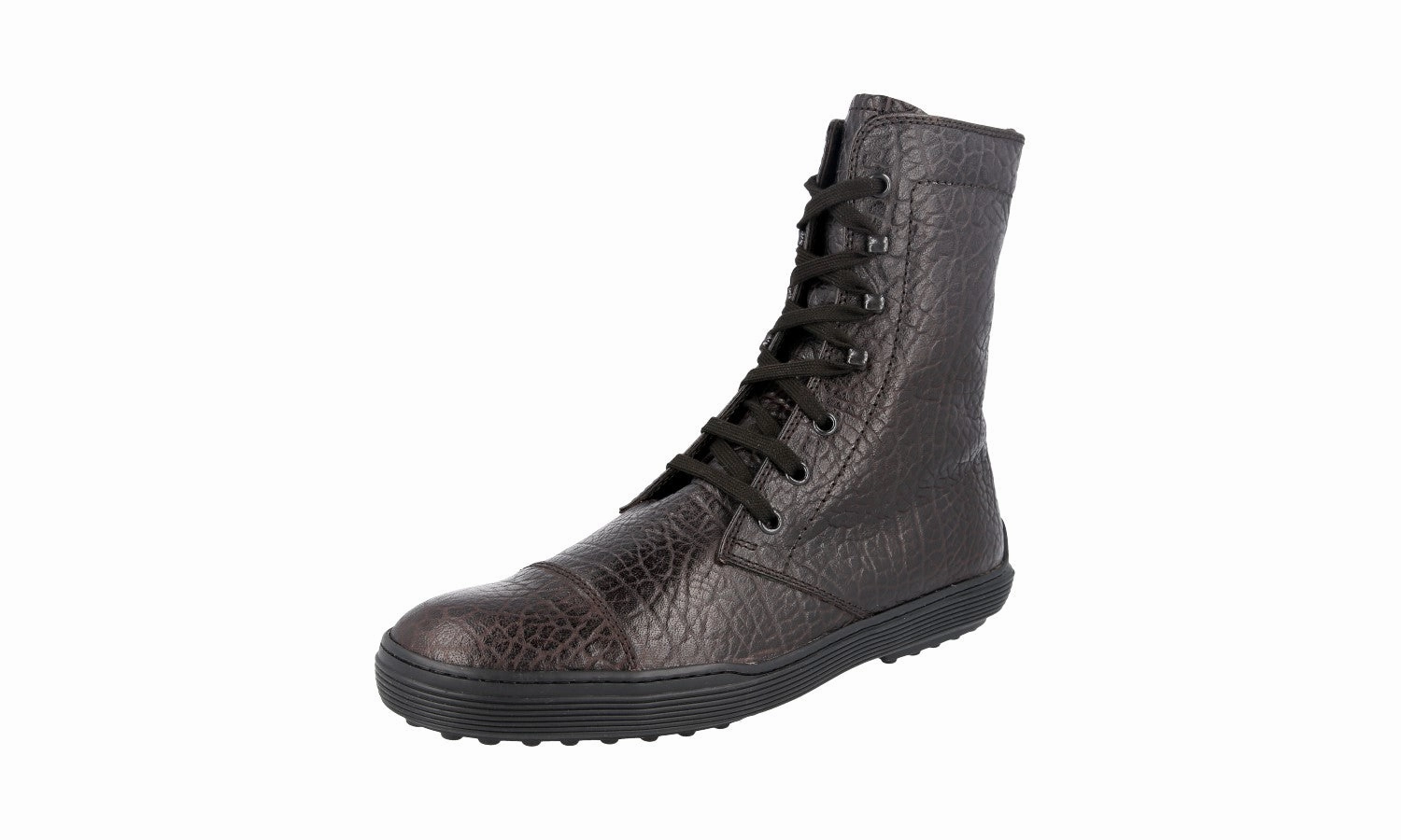 Tod's Men's Brown Buffalo Leather Half-Boot XXM0XF Layer mood