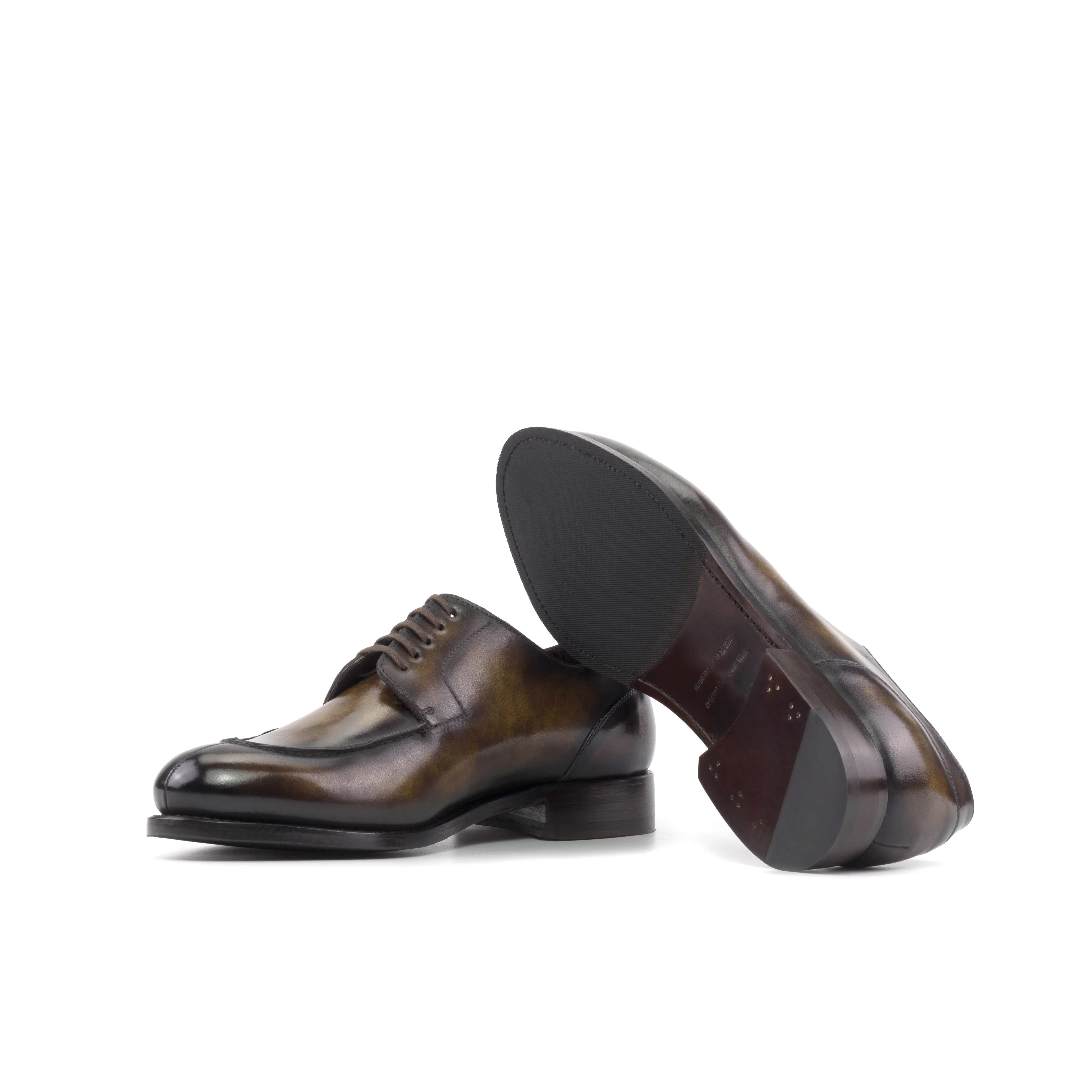 Urban Daywear Tobacco Patina Split Toe Derby Shoes