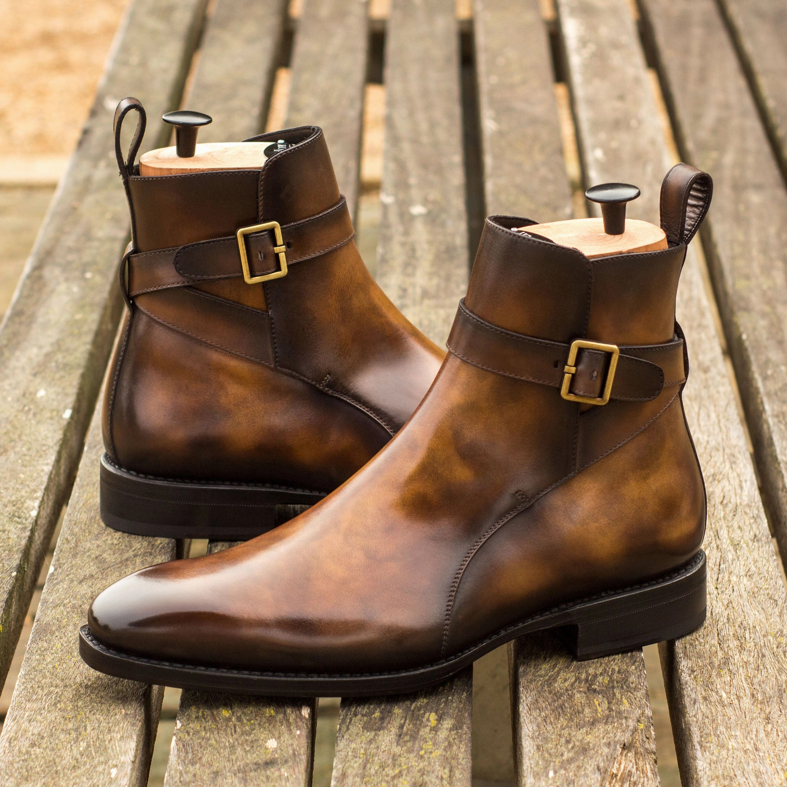 Comfort Ankle Tobacco Patina Museum Jodhpur Boots