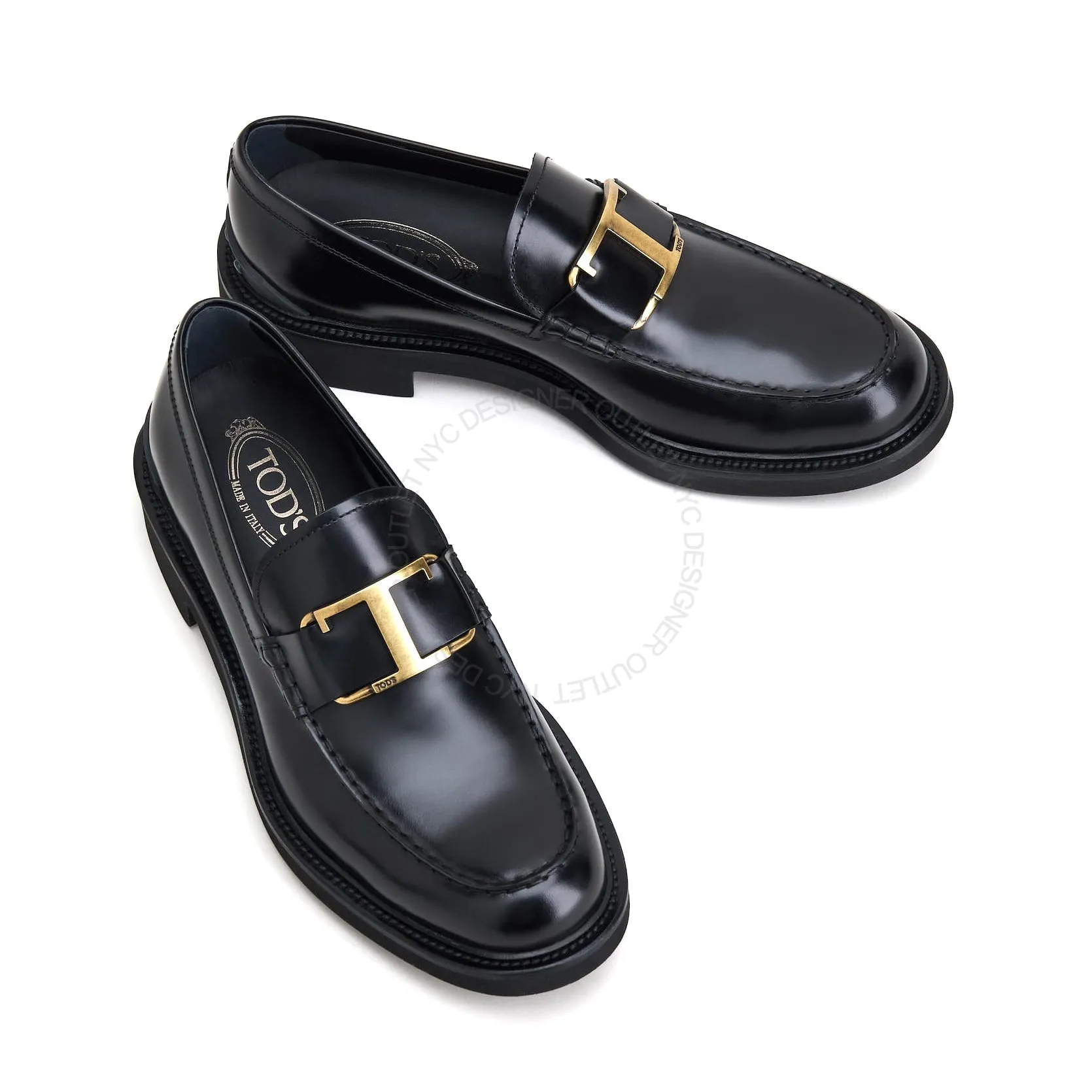 reliable shoes Tread Pattern Tod's T Logo Loafers