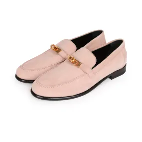 Top quality Hermes Destin Loafer Rose Aube Suede Rose Gold Hardware 38 EU Stable Step King Strong