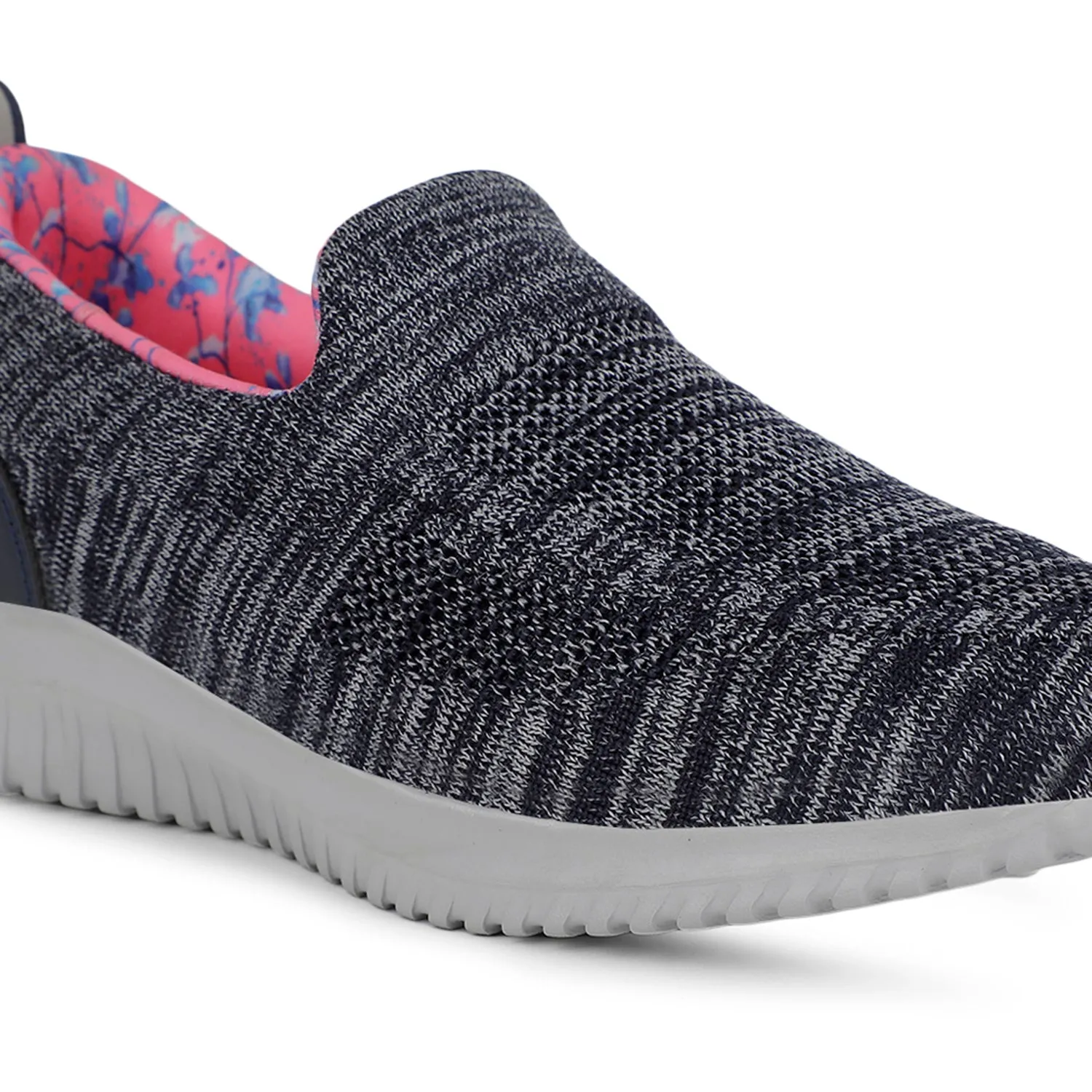 Leap7x Sports Navy Blue Walking Shoes For Women WENDY-5E By Liberty Anti Static Materials