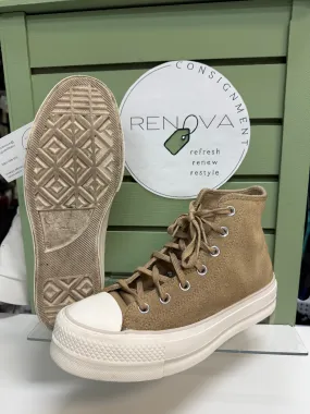 Reputable foot - endurance running shoes Converse All Star High Top Platform Sneakers (Womens 8.5)