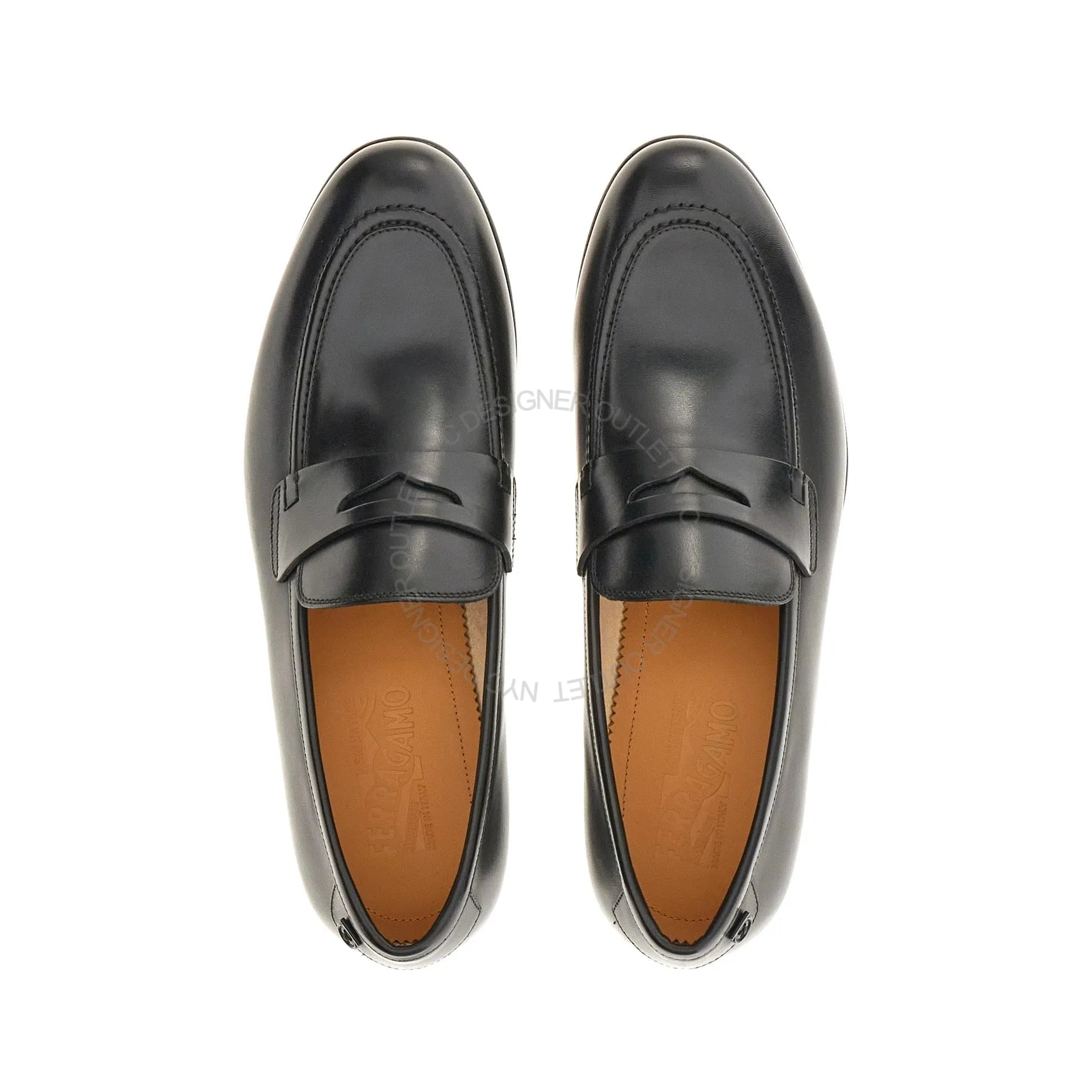 Wide Sole Slip-Free Shoes Ferragamo Goya Loafers