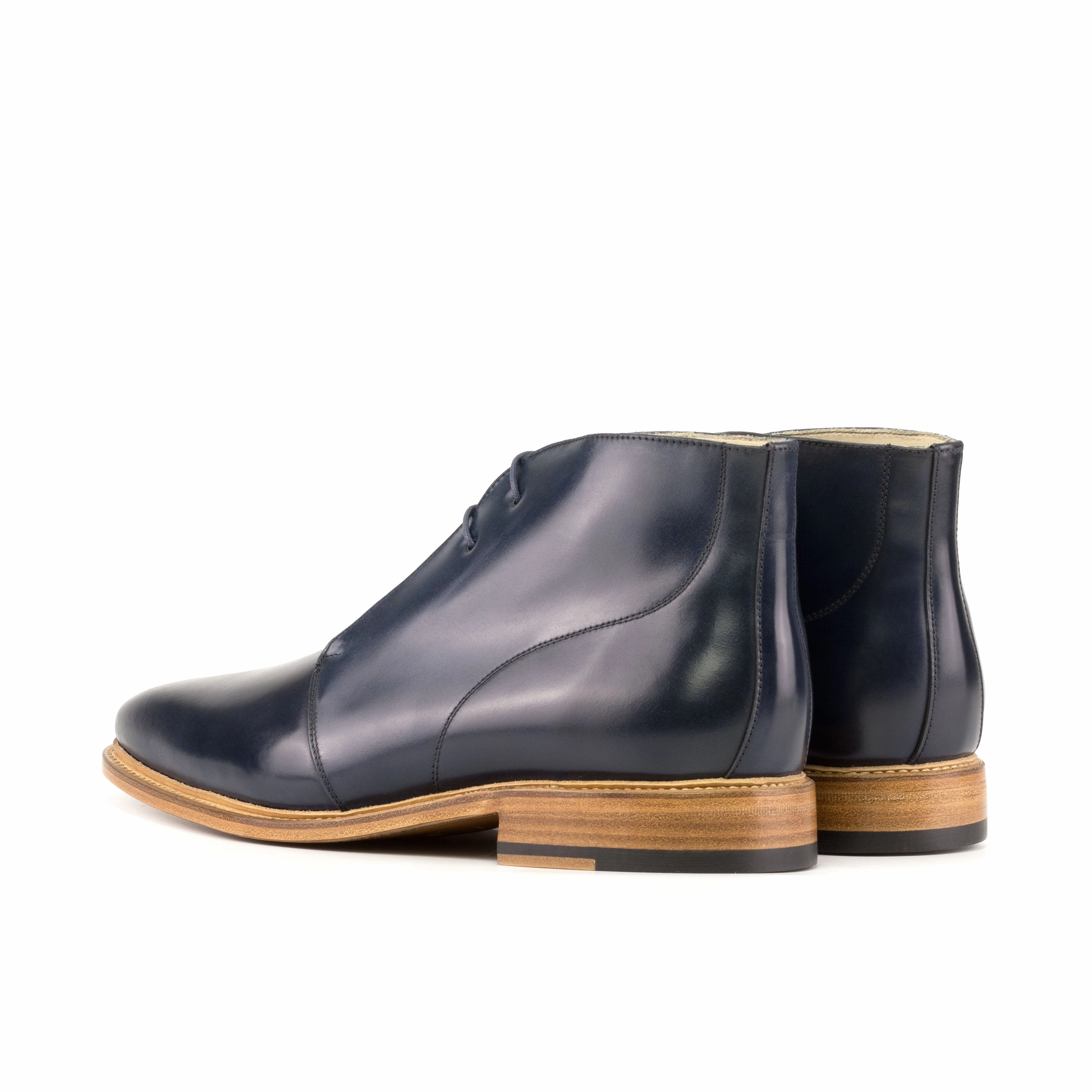 well made Seasonal Favorite Navy Shell Cordovan Chukka Boots