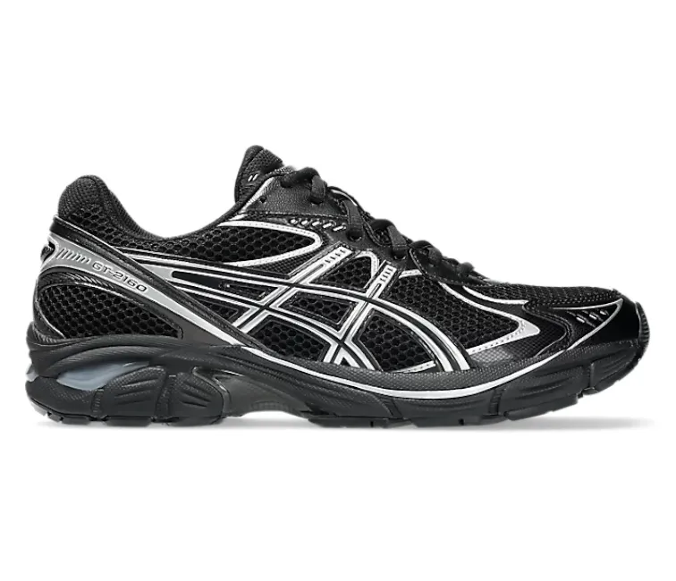 Men's Asics GT-2160 (Black/Pure Silver) semi - custom - fit shoes