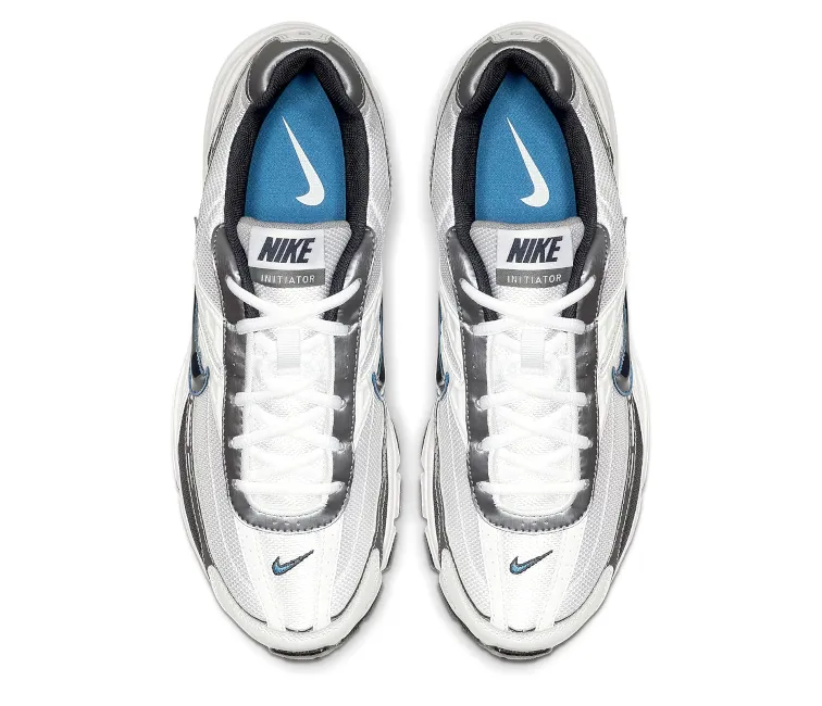 Warmup Run Men??s Nike Initiator (White/Obsidian Blue)