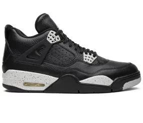Men's Nike Air Jordan 4 LS Retro 2015 (Oreo) running in summer
