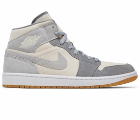 Men's Nike Air Jordan 1 Mid SE (Coconut Milk) dance exercise shoes
