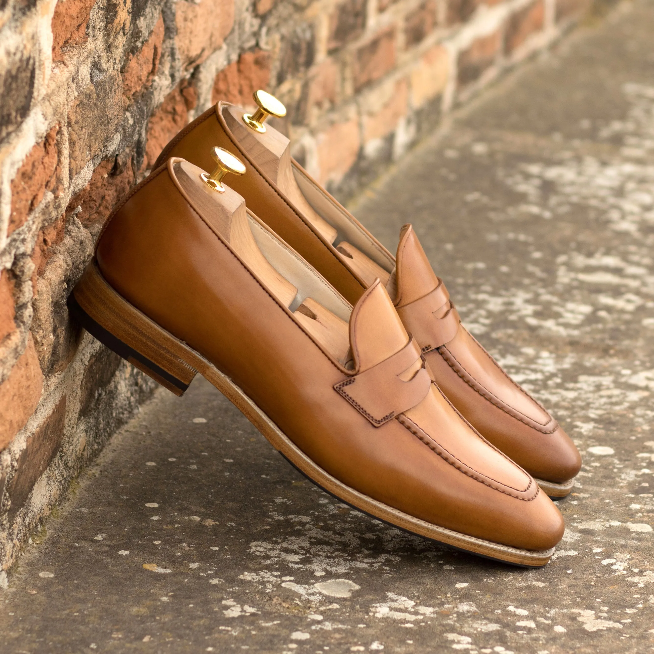 Quiet Step Cognac Shell Cordovan Loafer