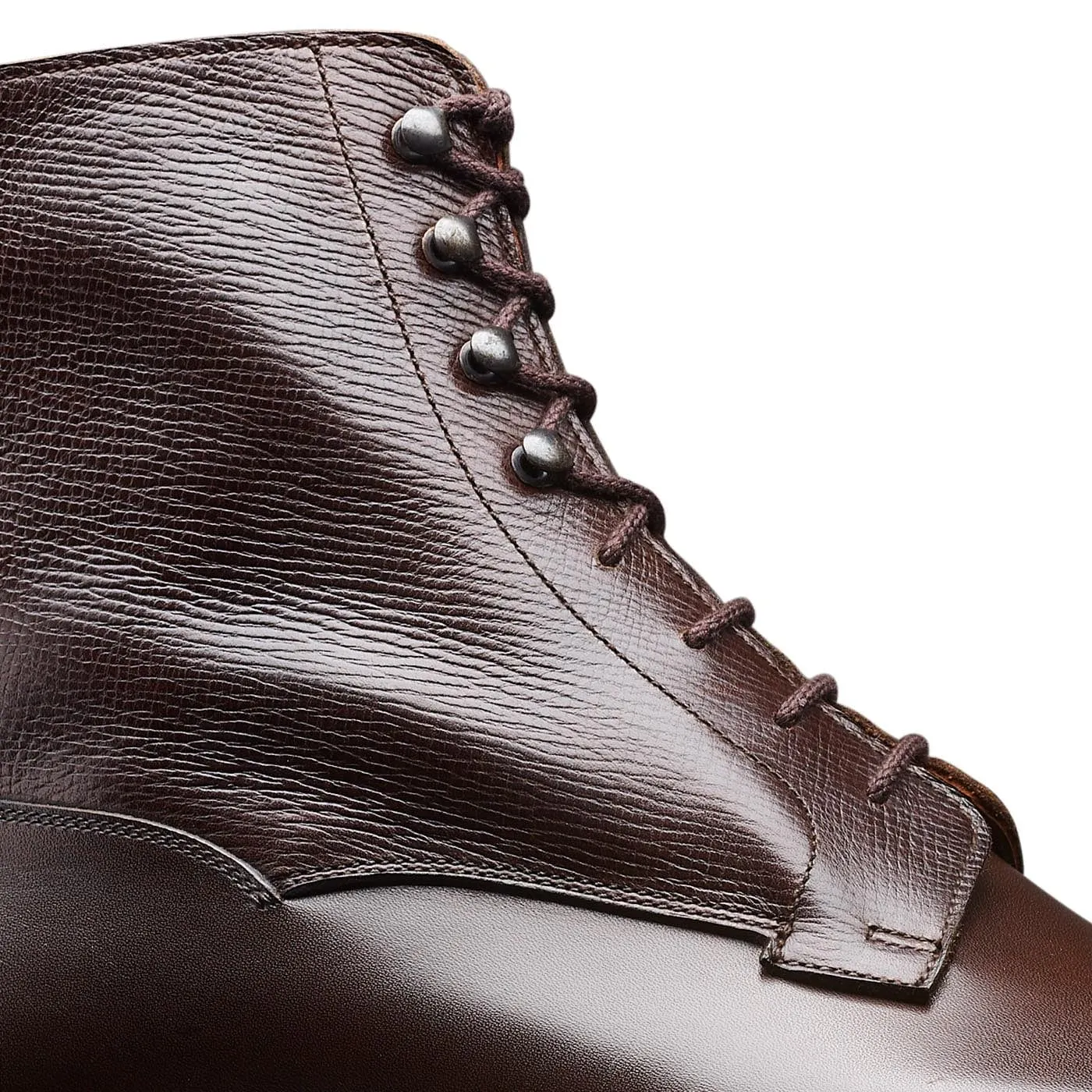 Casual Edge Light Grip Perth Coffee Antique Calf & Dark Brown Willow Grain