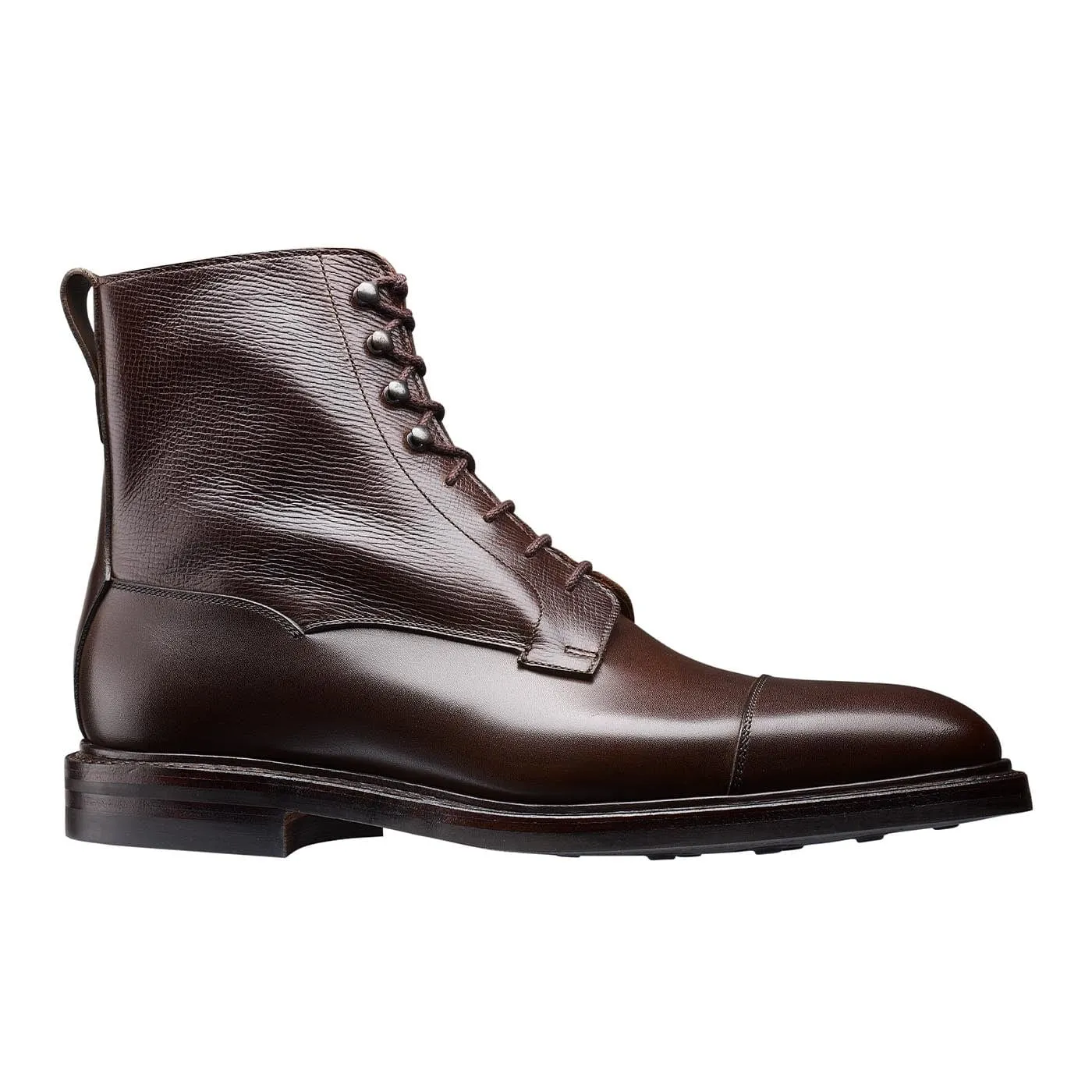 Effortless Fit Perth Coffee Antique Calf & Dark Brown Willow Grain Deep Burgundy Oxfords