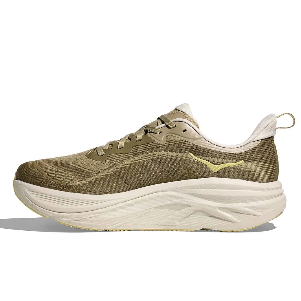 Mens Hoka Skyflow Wide in Wild Mushrom/ Grassland Casual