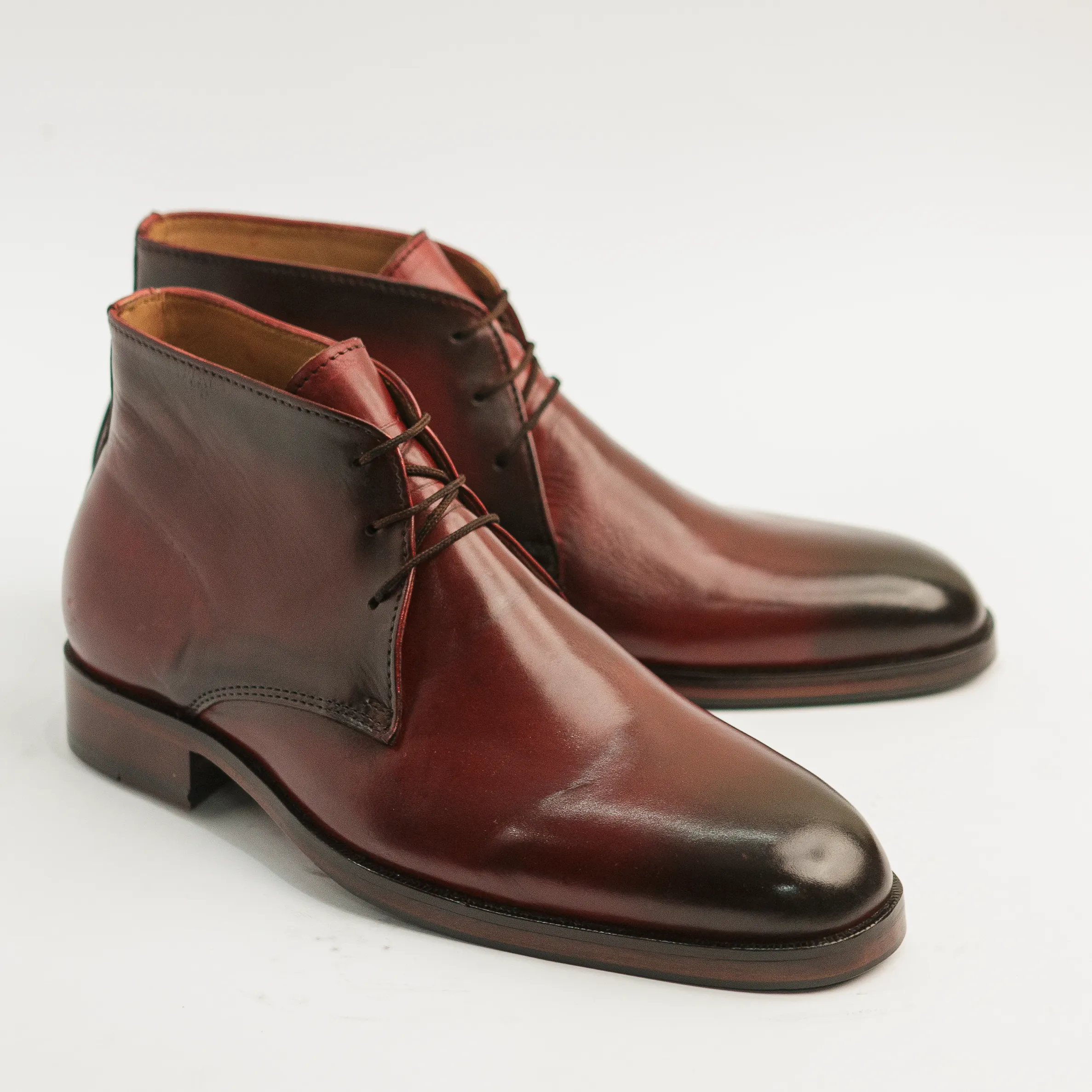 Nomad - Brushup Burgundy Everyday Support High-quality Leather Shoes