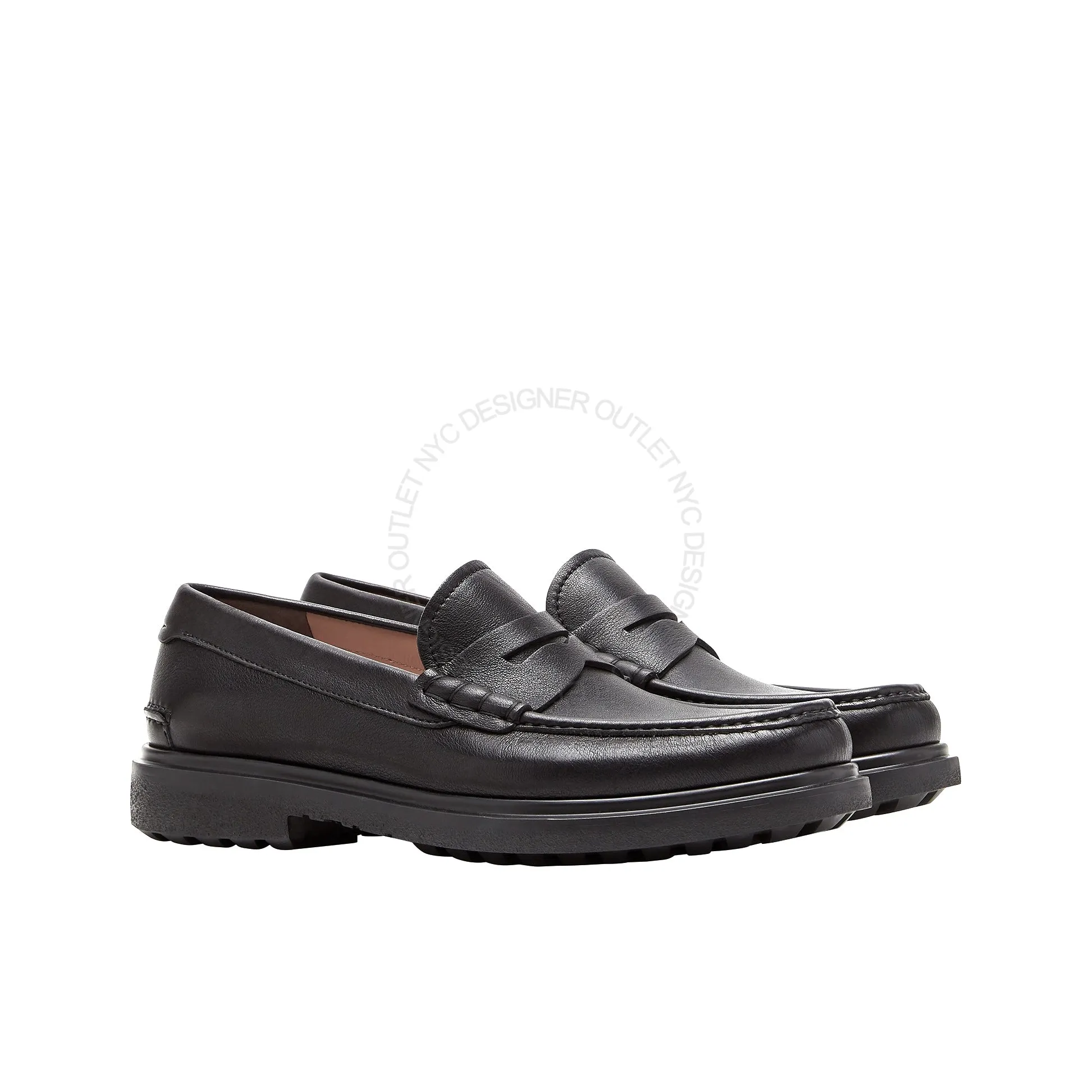 Square Toe Ferragamo Pittsburgh Loafers