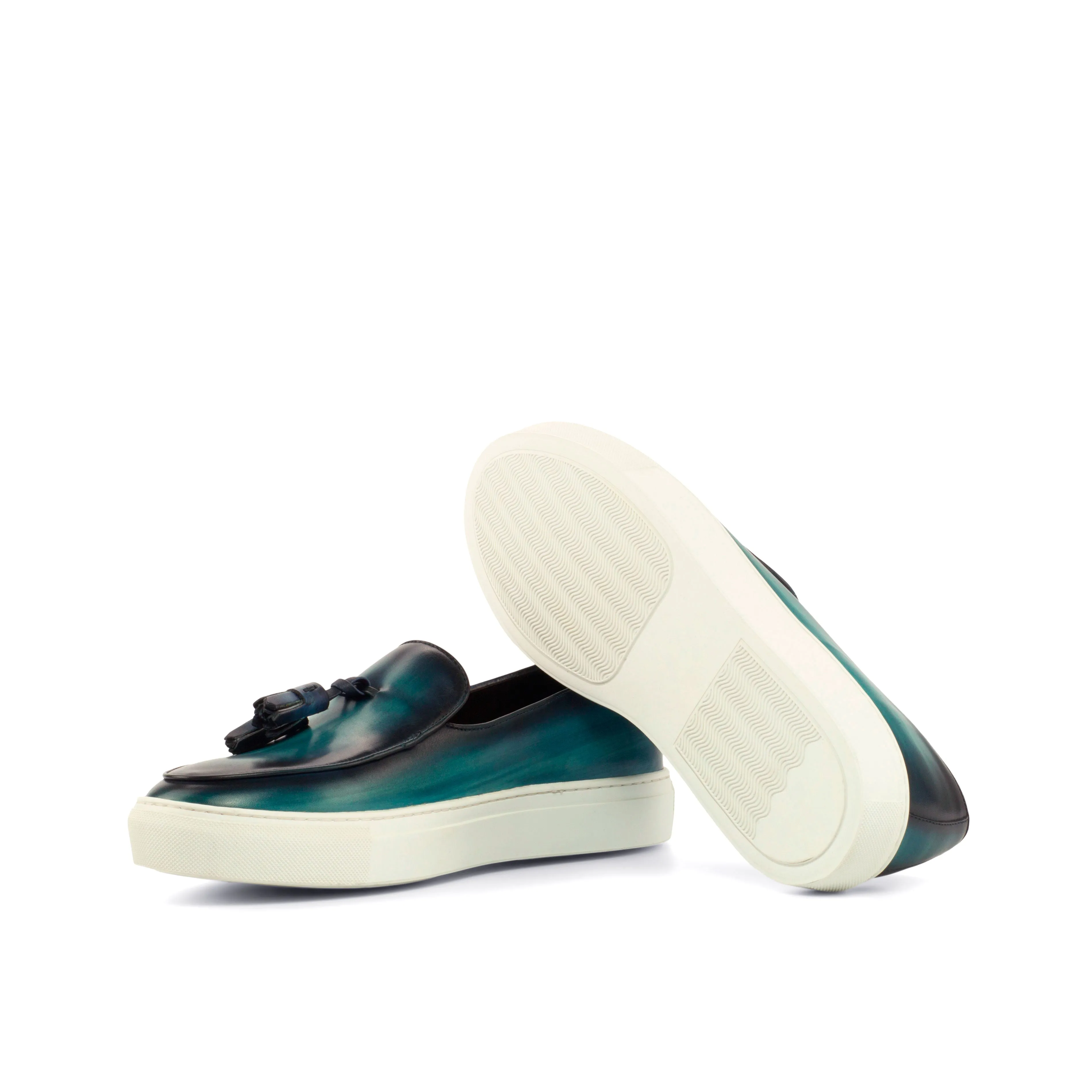 Turquoise Regular Patina Belgian Sneakers timeless