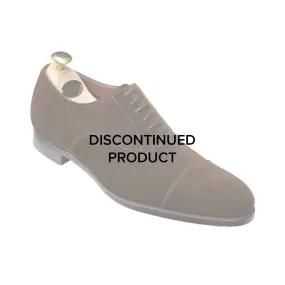 Matte Oxfords Lonsdale Dark Brown Calf Suede