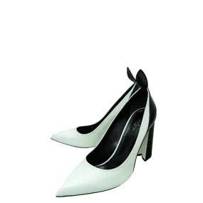 Louis Vuitton Bicolor Matchmake Calfskin Croco Embossed Pumps 41 Deep Shade