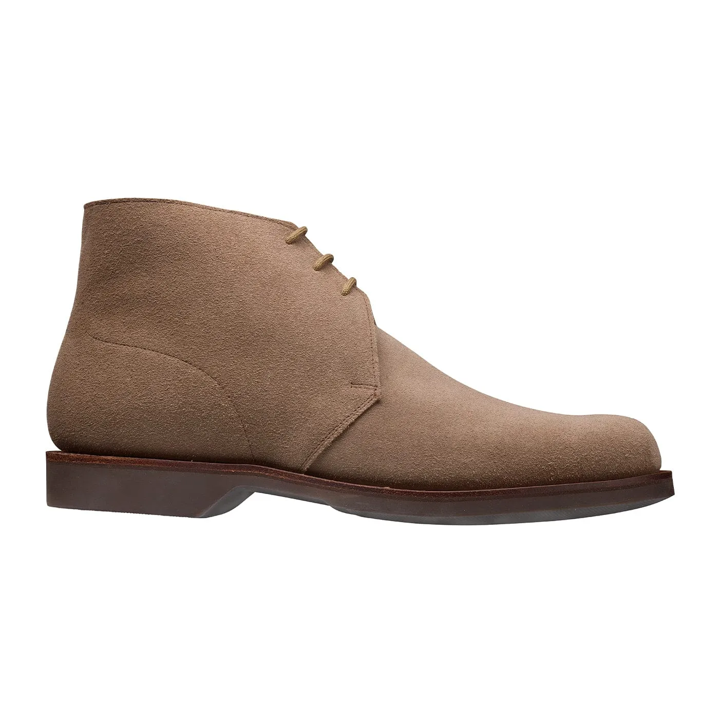 Fashionable Walk Chukka 4 Taupe Reverse Butt Suede