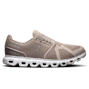 Mens On Running Cloud 6 in Fog/White Unisex Fit Slip Easy