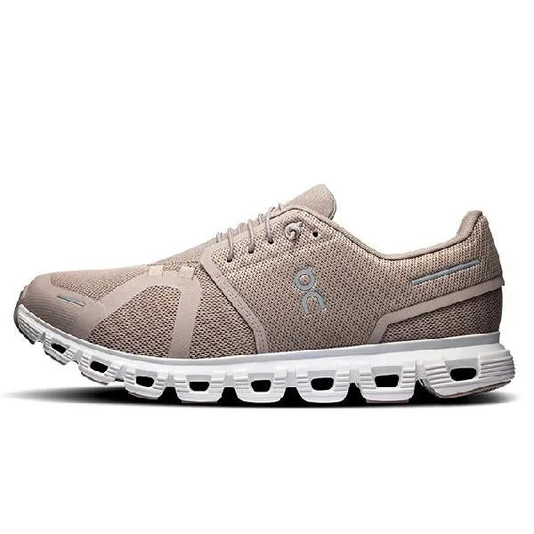 Mens On Running Cloud 6 in Fog/White Training Gear