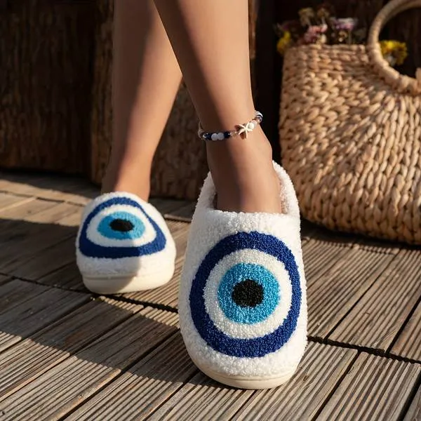 Track Day Impact Step Urban Active Gear Evil Eye Plush Slippers
