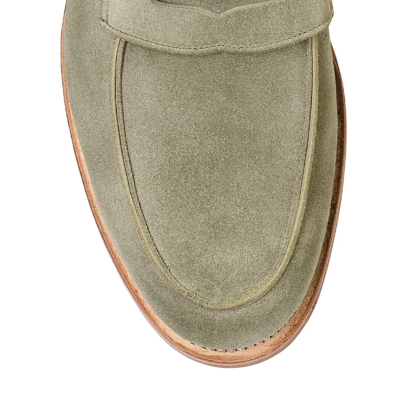 Lilou Pistachio Calf Suede Machine wash Beach Glow