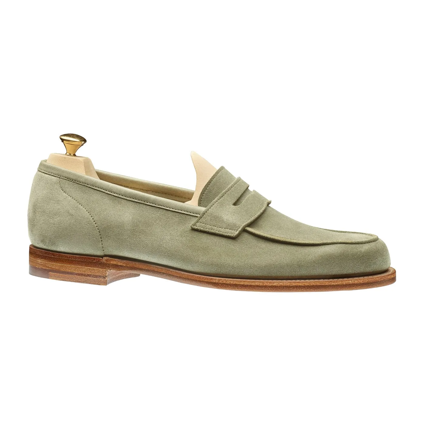 Lilou Pistachio Calf Suede TPU sole