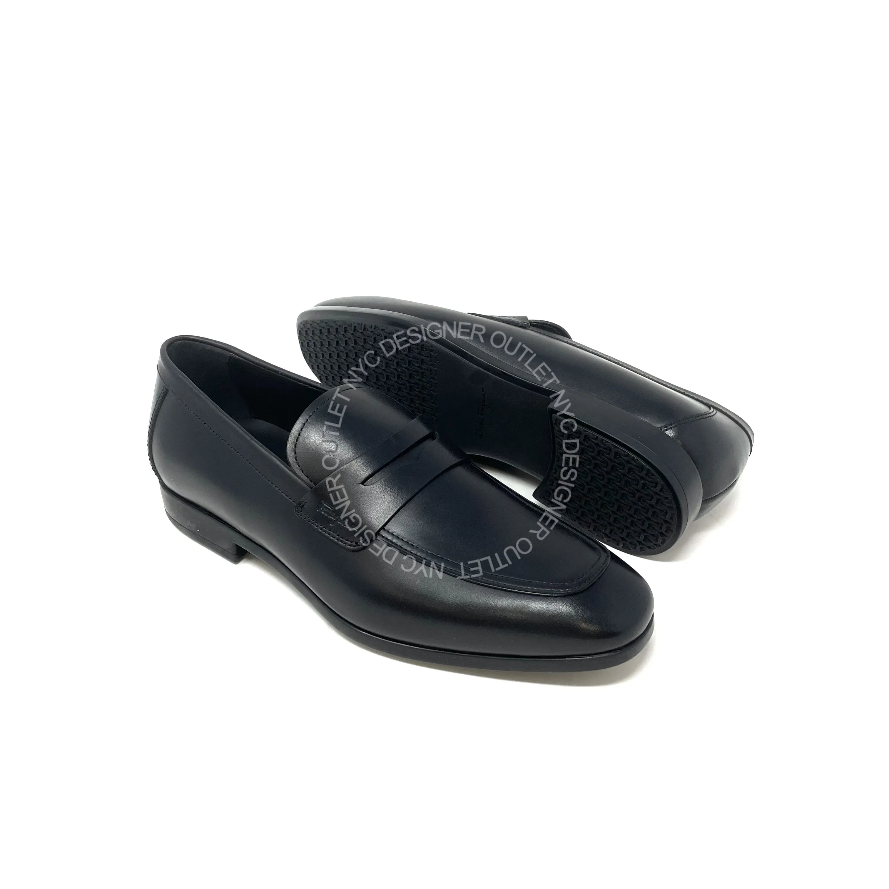 Camp Mood Lagoon Glow Ferragamo Gray Loafers
