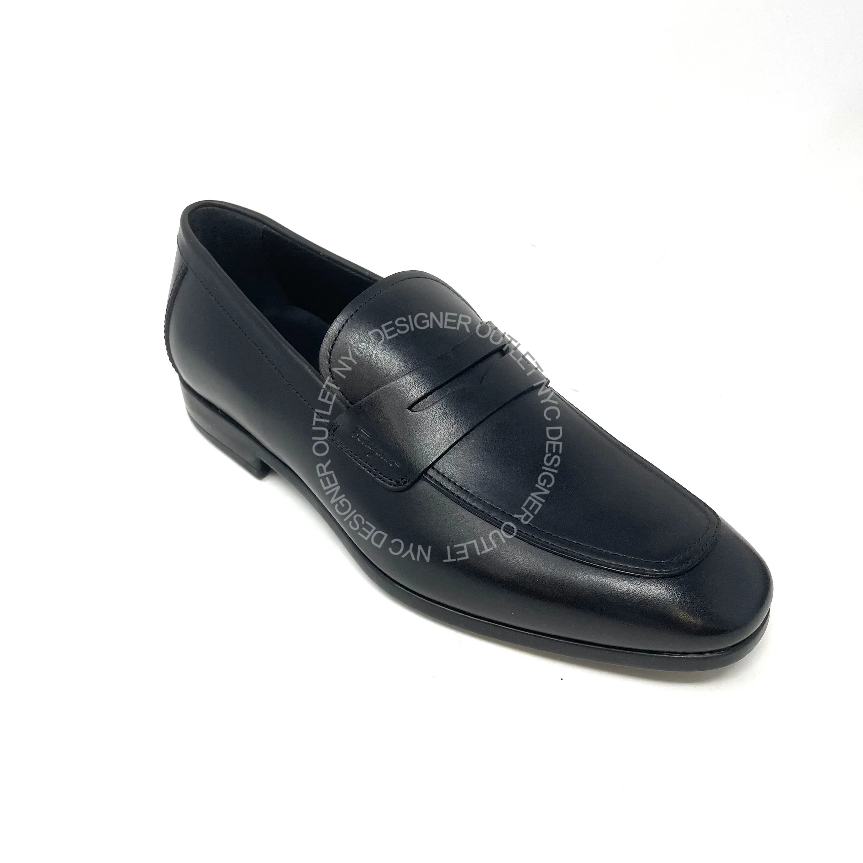 Fish Glow Ferragamo Gray Loafers