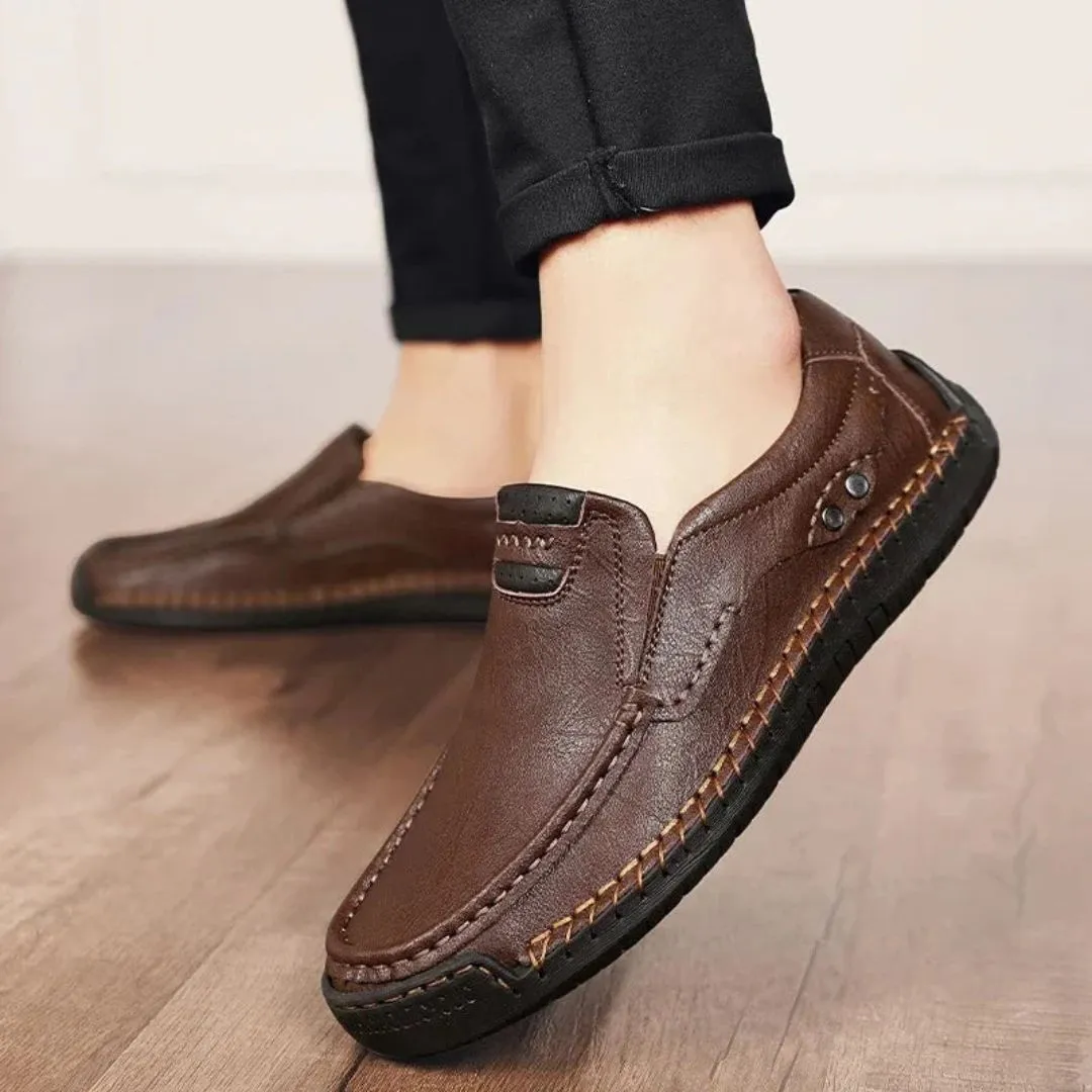 Luca Classic Leather Loafers Night Market Comfortable Style