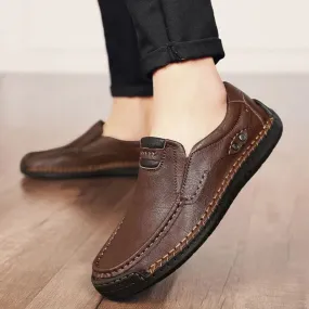 Luca Classic Leather Loafers Night Market Comfortable Style