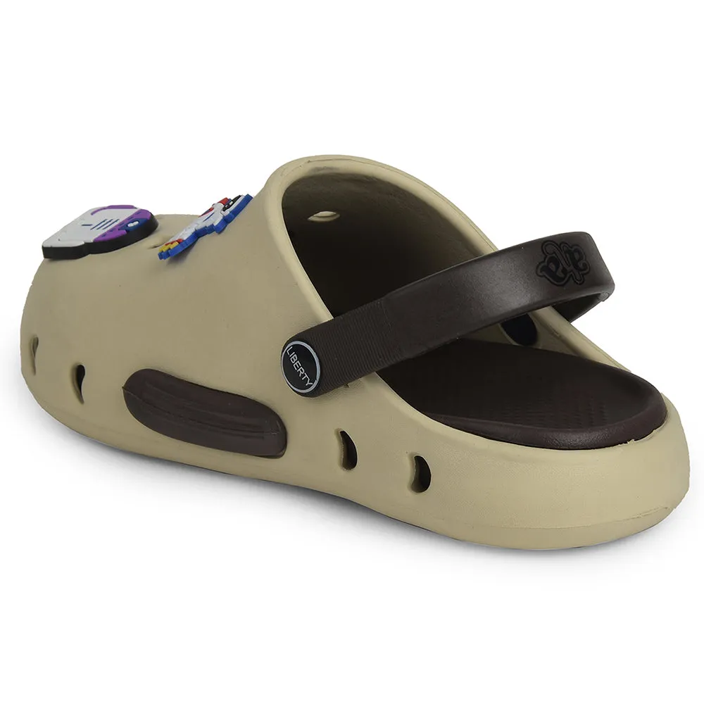 A-HA Beige Casual Clogs For Kids CUTIER By Liberty Heat resistant