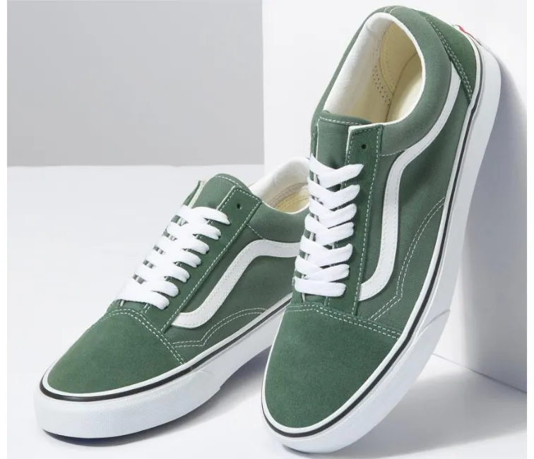 fitness - journey Breathable Footbed Vans Old Skool Unisex (Duck Green)