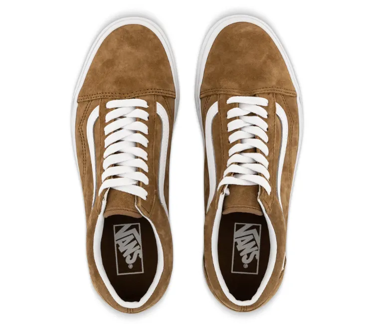 cushioned synthetic shoes FlexibleSole Vans Old Skool Unisex (Tobacco Brown)