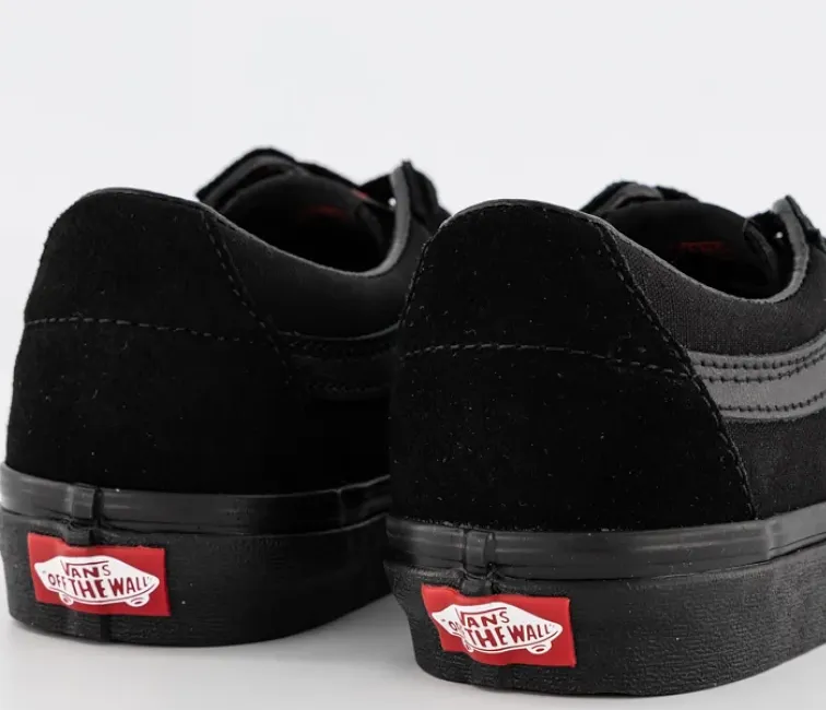 Waterproof Shoes Breathable mesh Vans Sk8-Low Unisex (Black)