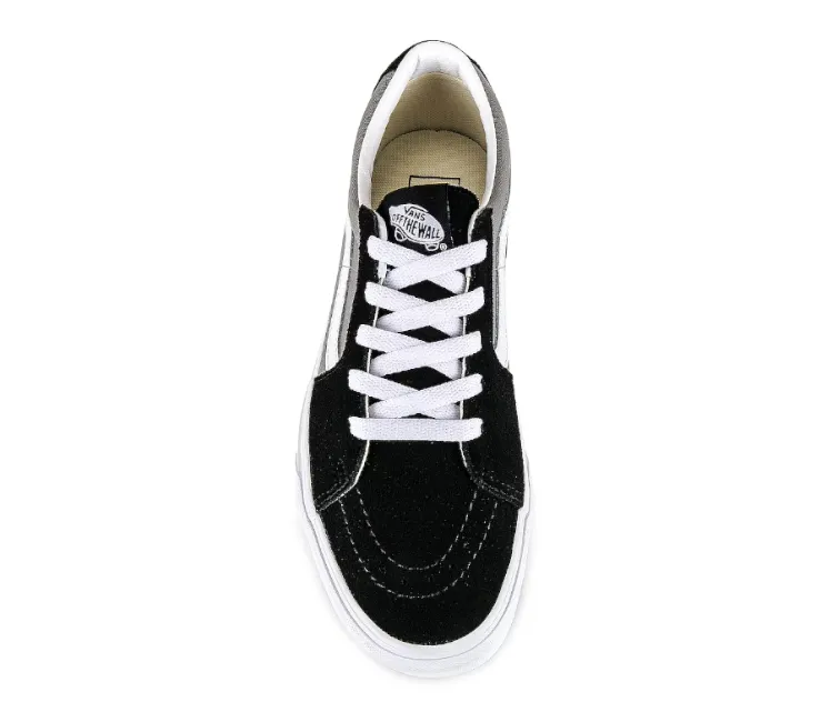 Vans Sk8 Low Unisex (Black/Drizzle) Full Coverage waterproof synthetic shoes