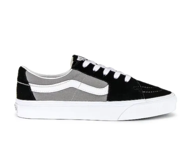 mid - top shoe variety Vans Sk8 Low Unisex (Black/Drizzle)