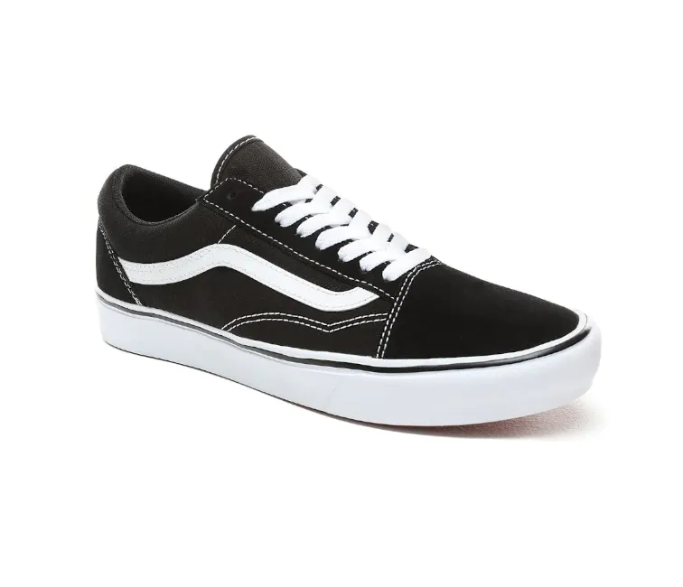 Vans Unisex Comfycush Old Skool (Black/White) under - pronation
