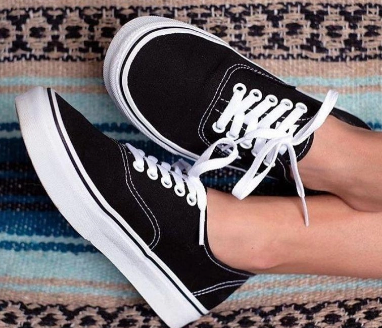 Vans Authentic (Black/White) reduced fatigue Speed Performance